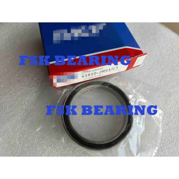 Thin Wall 18307 2RS Motorcycle Bearing Chrome Steel Stainless Steel