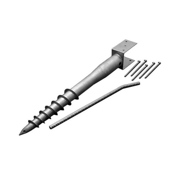 U Shape Galvanized Steel Ground Screw Pile with Customized Helix 0.276