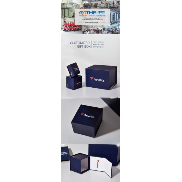 Custom Logo Luxury Paper Box Cardboard Clothing Packaging Gift Box With Magnet Lid Cover