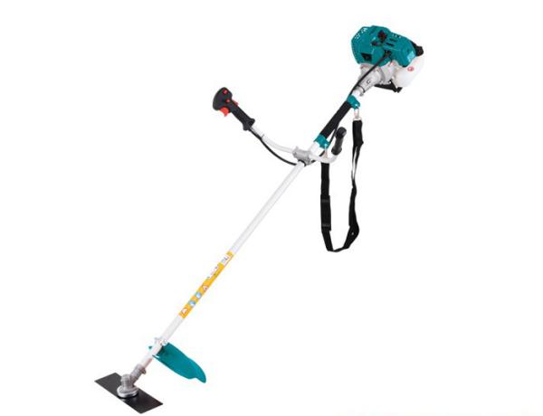 2 Stroke gasoline grass trimmer / petrol grass cutting machine with Straight Metal Blade