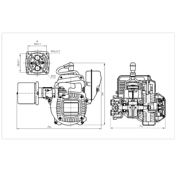Lightweight Sinotruk Spare Parts Special Gasoline Engine For Aircraft / Ship Model
