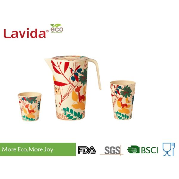 Outdoor Indoor Bamboo Fiber Dinnerware , Unbreakable Waterproof Bamboo Dinnerware Set