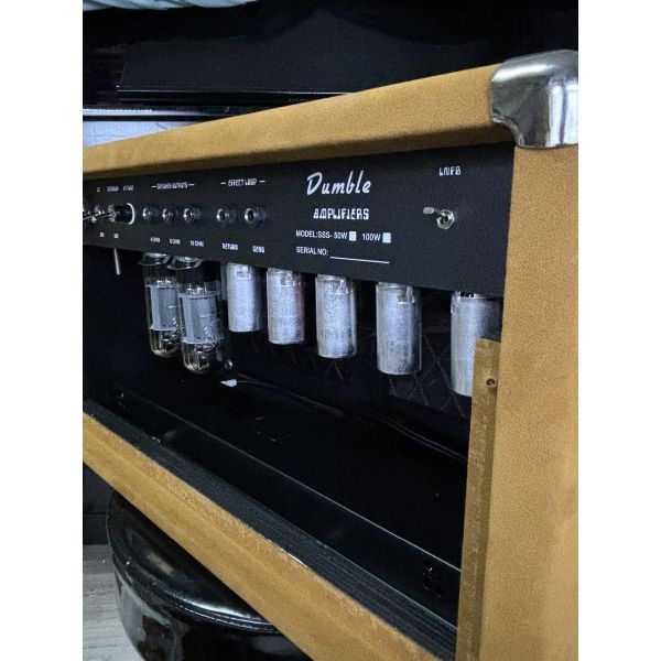 2024 HOT!!! Dumble #002 Version Clone SSS20-Steel String Singer SSS Tube Amp Head 20Watt in Suede Brown with Original Knobs