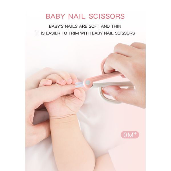Cactus Shape Baby Nail Care Set Newborn Special Anti Pinch Meat Baby Scissors Safety Nail Clippers Children's Products