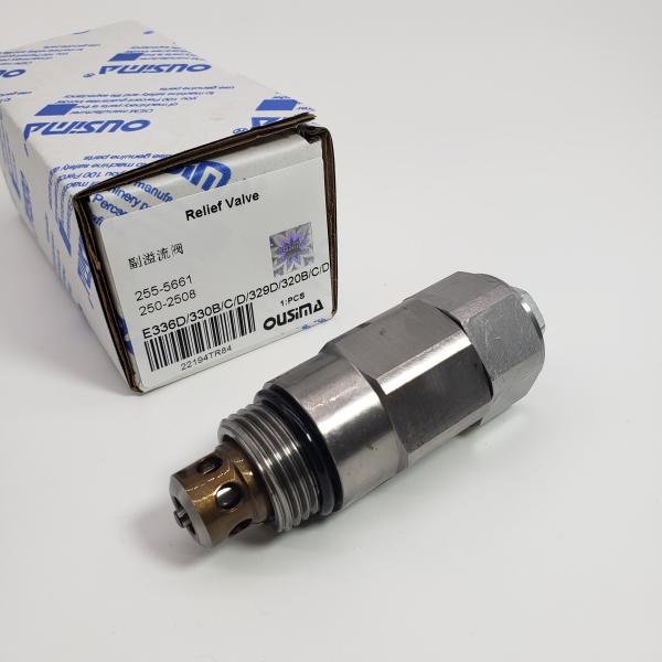 255-5661 válvula de escape 250-2508 para a máquina escavadora  E320B/C/D E323B/C/D/E324B/C/D E329D E330B/C/D E336D