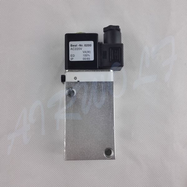 Электромагнитные сработанные последовательно одиночные пневматические клапаны соленоида 1/4