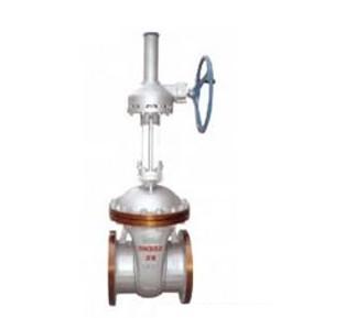 Z540H/válvula de porta conduzida PN1.0MPa da central eléctrica de engrenagem cónica de aço molde de Y