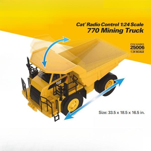 336 Excavator 25005 Remote Control Electric Simulation Kids Toy 1:24 Scale