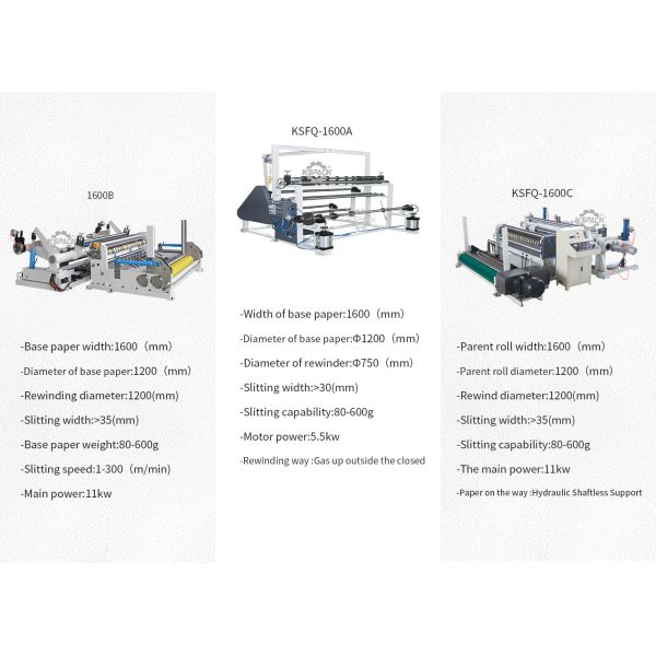 Kraft Paper Slitting Rewinding Machine Corrugated Box Carton Manufacturing Kspack