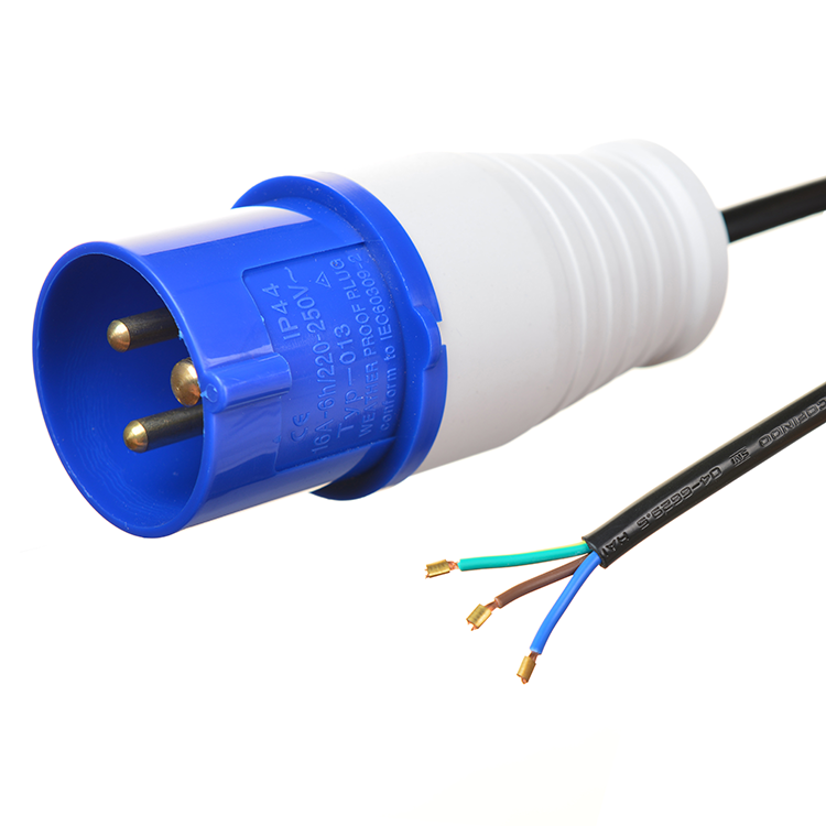 3M EU Rewireable Power Cord 16A 3P IP44 Indoor Outdoor Dustproof Waterproof Industrial Plug Cable H05VV-F 3X1.5MM VDE