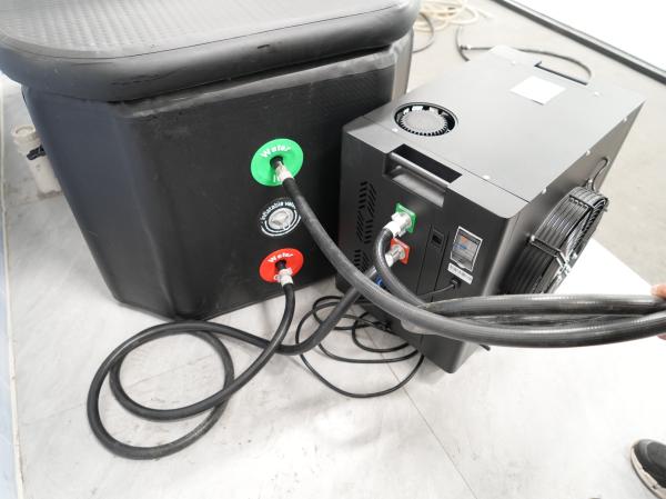 0.8HP Black Ice Bath Chiller Energy Saving With Remote Control