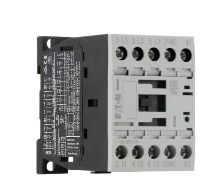 Contactor Eaton DLM12-01, tensión de bobina 24V CA, potencia nominal 5,5 kW