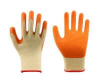 Gants résistants plongés en caoutchouc de revêtement de main de gants de latex pour des travailleurs de la construction