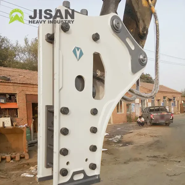 Rompepiedra hidráulica Rompepiedra de demolición con martillo con chisel de 140 mm