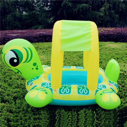 Tortoise Inflatable Swimming Pools Accessories Baby Plastic Kids Children Toddler Baby Seat Float for 0-3years
