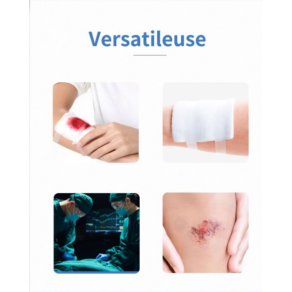 Gauze Pads & Blue Gauze Swab Medical Sterile Gauze Sponge With X-Ray10*10cm-16p 5Pcs/Bag