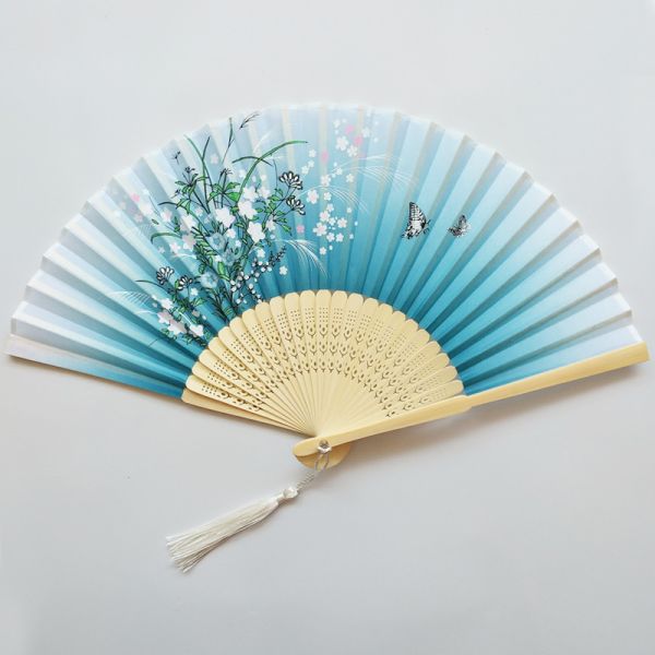 [I AM YOUR FANS] Japanese Bamboo Fans Wholesale Bamboo Folding Fan for Wedding