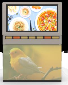 As comunidades incorporadas e a máquina de venda automática quente do alimento