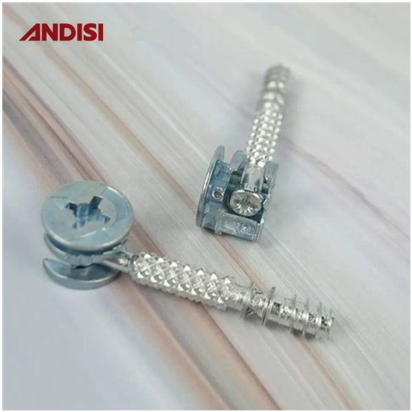 Furniture Fitting 3 in 1 Mini Fix Screw Cam Lock Nuts for Cabinet Connector KD Fitting