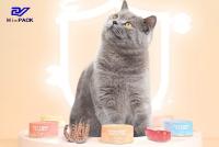 Revestimento interno Alimento para animais de estimação Embalagem de lata Cães comem lata de atum com tampa sem PBA