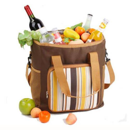 Collapsible Insulated Cooler Bags , Thermo Insulated Lunch Bags For Adults 
