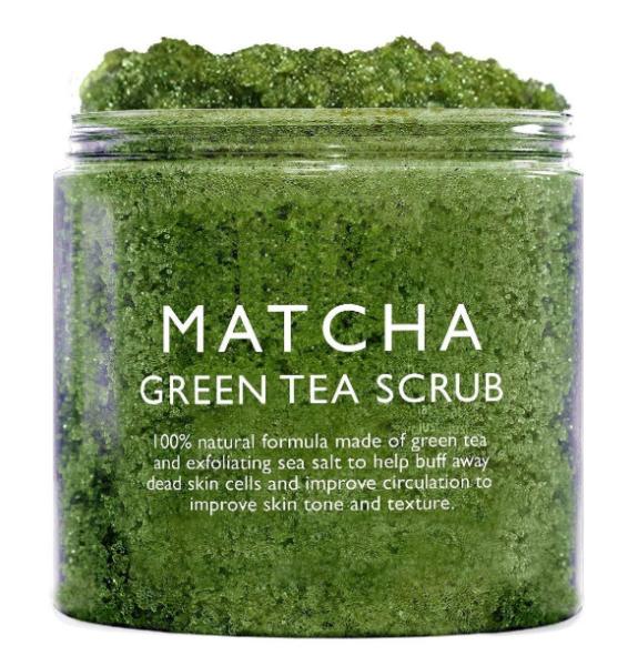 Green Tea Personal Care Toiletries Deep Cleansing Whitening Organic Matcha Face Body Scrub