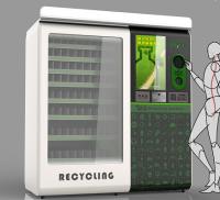 E-portefeuille inverse intelligent multifonctionnel RVM de position de distributeur automatique d'expo réutilisant des machines