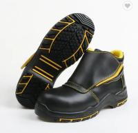 Les chaussures à hautes températures de sécurité du travail de la résistance S3 SRC garnissent en cuir des bottes pour souder EU35