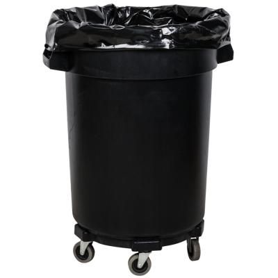 Densidade plástica material de sacos de lixo do LDPE a baixa pode cor preta do forro