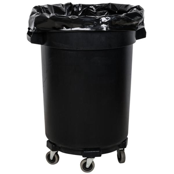 Densidade plástica material de sacos de lixo do LDPE a baixa pode cor preta do forro