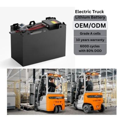 Customizable 3ton Forklift Lithium Battery 210ah 500ah 24v Forklift Battery