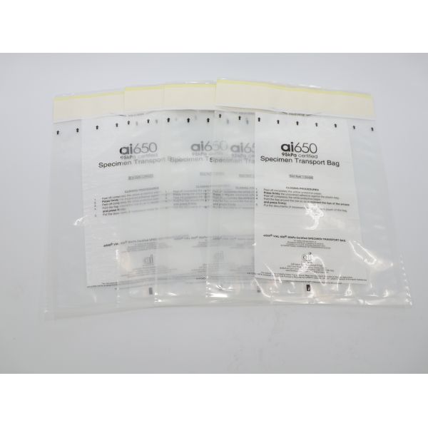 Изготовленный на заказ LDPE 95kPa кладет сумку в мешки образца молнии 3 стен