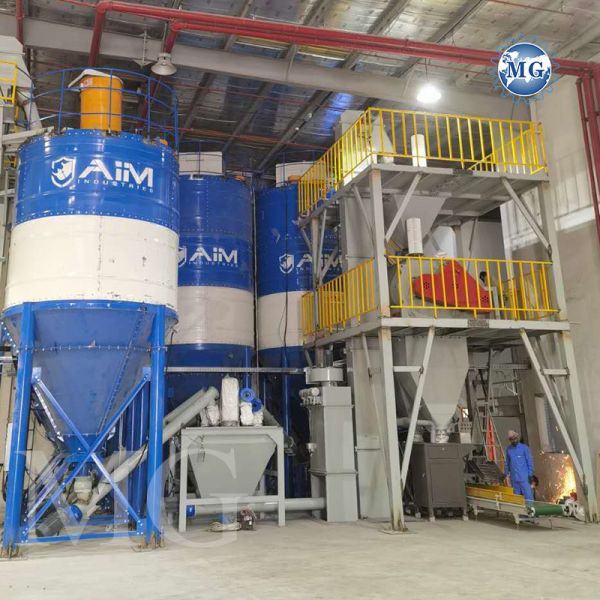Multi-function PLC Control Dry Mix Powder Mortar Mixing Machine Wall Putty Sand Cement Mixer Ceramic Tile Adhesive Production Line