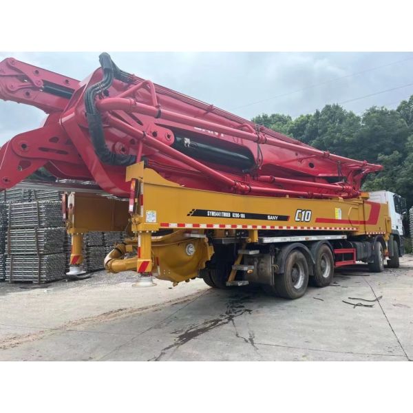 2019 SA Ny 62m Used Concrete Pump Truck for Construction on Mercedes Benz Boom Pump