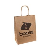 O cliente feito sob encomenda personalizado do presente reciclou o grande saco de compras de papel do vestuário luxuoso com punho