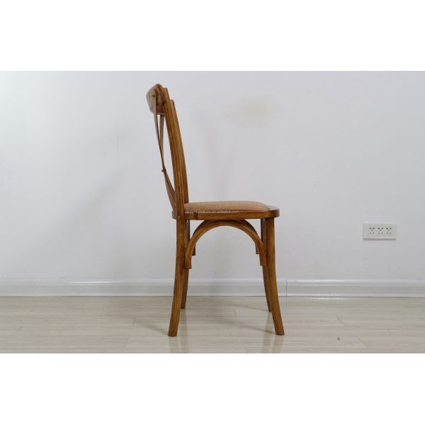 Silla de madera de boda de madera para banquetes y paquetes de correo