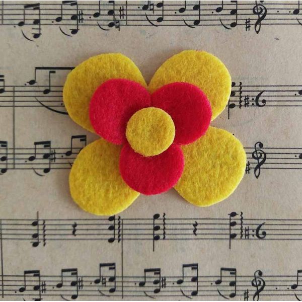 Sewing Technic Fabric Craft Flowers Individual Toddler Girl Headbands