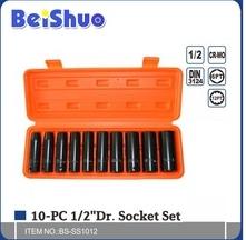 10pcs 3/4" socket set
