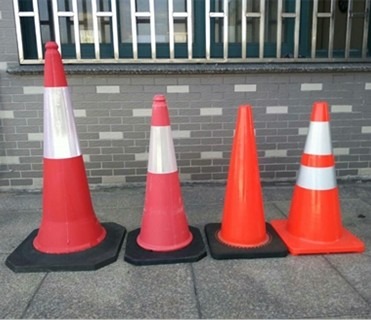 Безопасность дорожного движения 900 мм трафик резиновый дорожный конус GQLZ-900 с черной основой