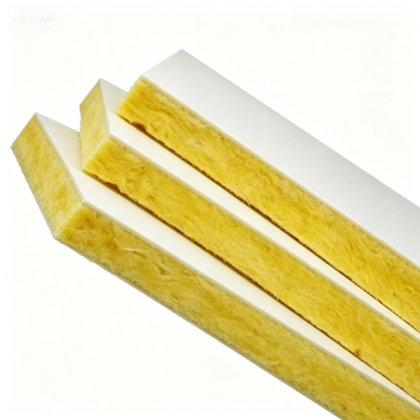 Acoustic Glass Wool Board With GFM Facing Sound Absorbing Wall Insulation