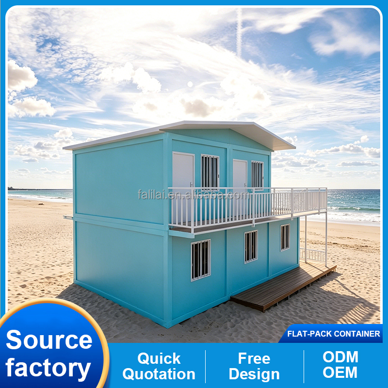 Small 10ft Expandable Prefab Modular Flat Pack Folding Design Durable Steel Frame Container House for Office Use Mobile House
