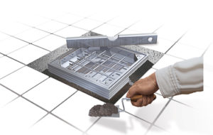 Квадратными алюминиевыми Ре сваренный поддержками Инфорсеменц крышки люка В типа