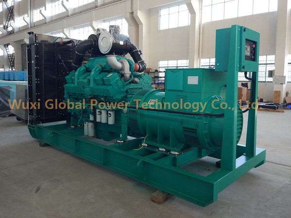 GP C640 800KVA 400V Open Cummins Diesel Generator Set 3 Phase 4 Wires Water Cooled