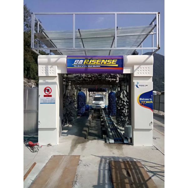 CC-695 Express Car Wash Machine 14 Brushes and Chamois Leather Dryer for Car Cleaning