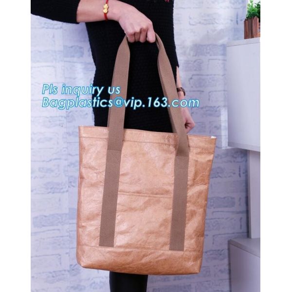 TYvek paper bag,water resistant paper bag, custom Tyvek tote shopping bag, promotional bag tyvek tote bag foldable tote