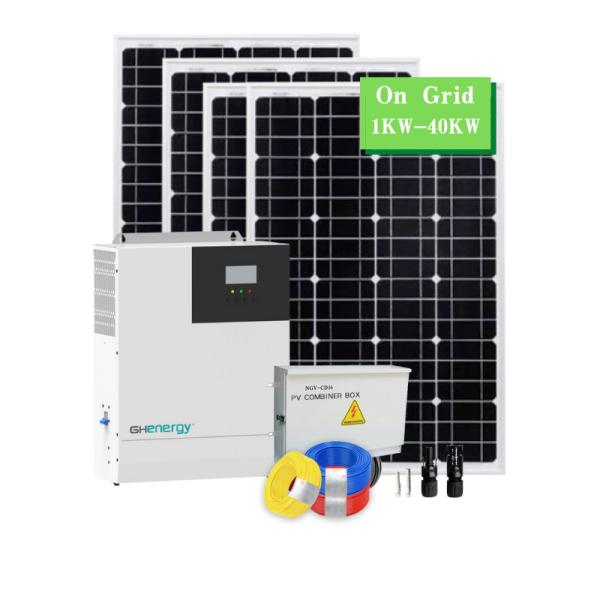 Multiscene Hybrid Solar System Ultraportable 5KW 10KW 20KW For Home