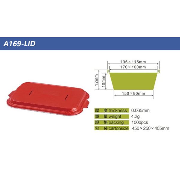 устранимые подносы упаковки еды авиакомпании лотка алюминиевой фольги коробки для завтрака самолета 500ml с крышками