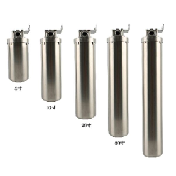 Industrial SS Water Filter Housing Electronics Stainless Steel Filter Cartridge