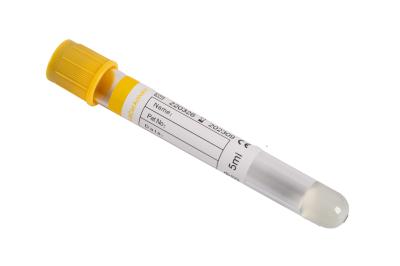 Easy To Handle And Transport Gel And Clot Activator 5ml Therapeutic Drug Monitoring TDM Fast Clotting
