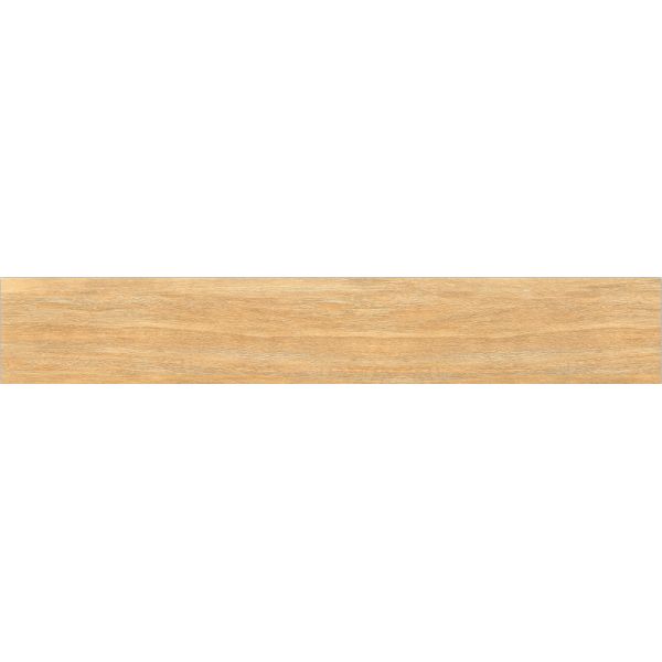 Wood Look Porcelain Tile Rustic Ceramic Wooden Flooring Tiles For Living Room Yellowish Color